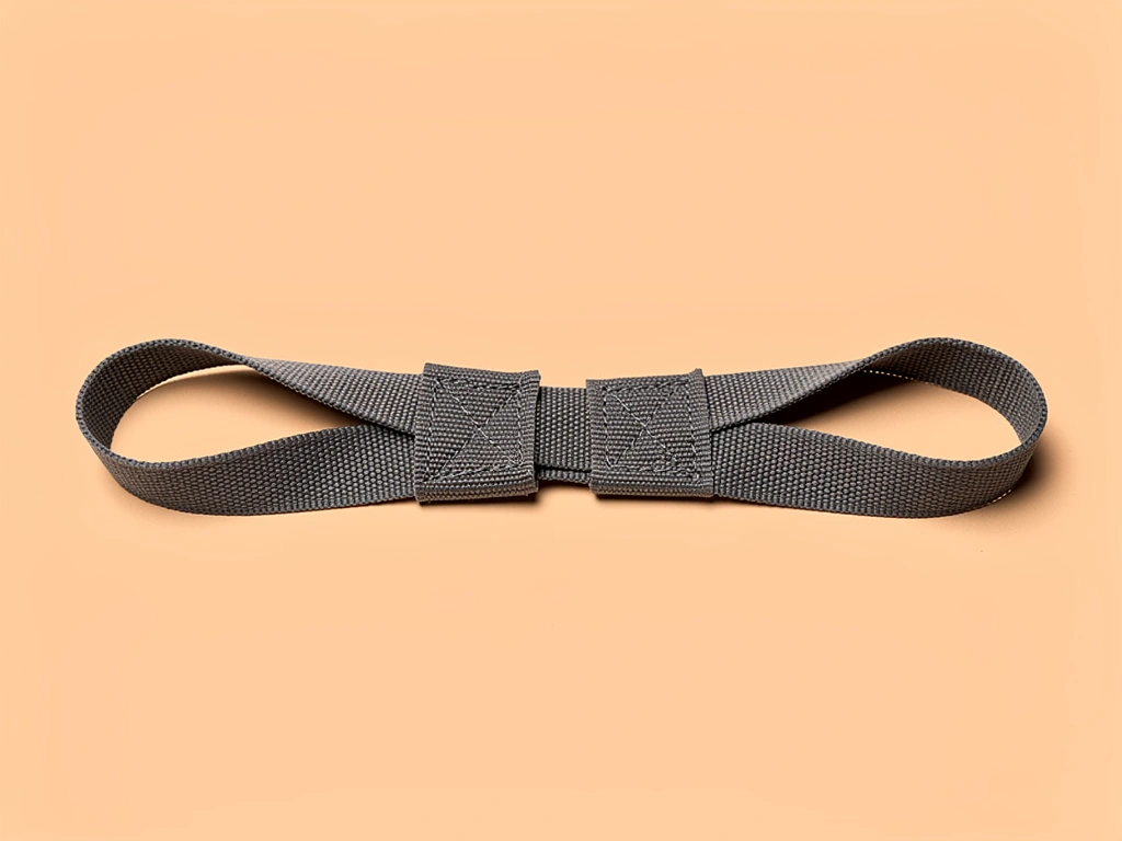 Double-Loop Tow Extension — 50 mm polyester webbing; sewn reinforced loops at both ends