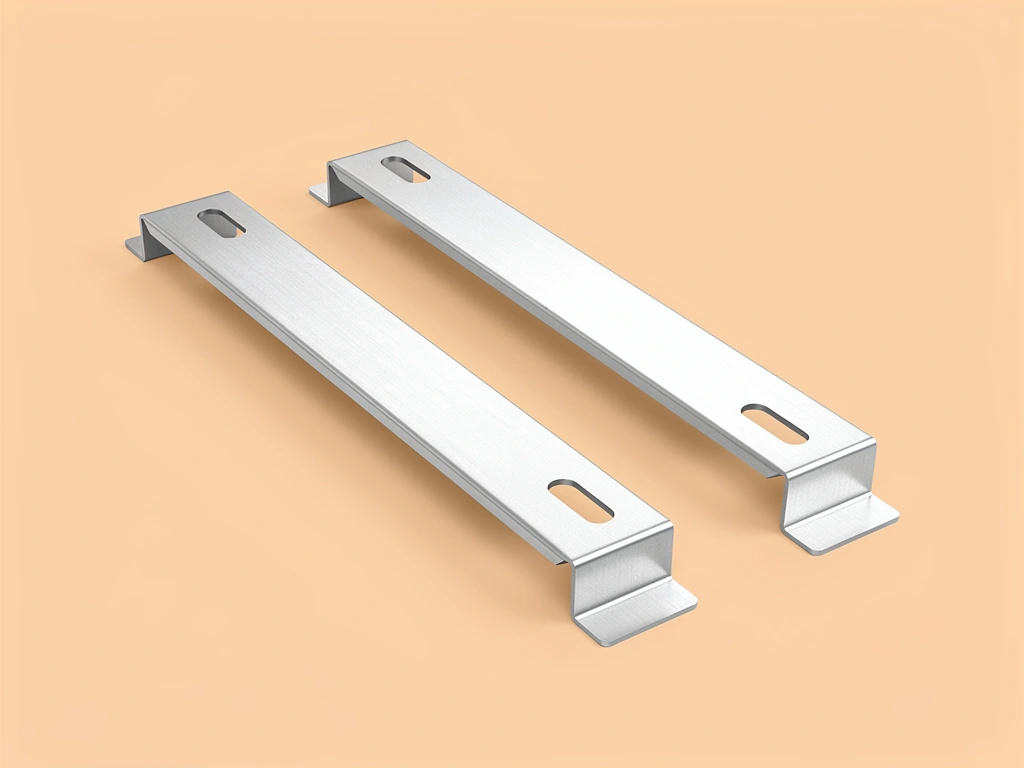 Crossbar Mount Pair — 5 mm zinc-plated steel; flat offset crossbars
